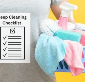 deep cleaning checklist