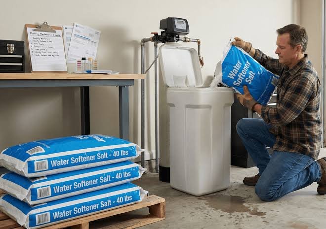 water softener salt delivery